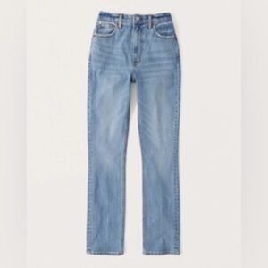ABERCROMBIE Ultra High Rise Slim Straight Jeans